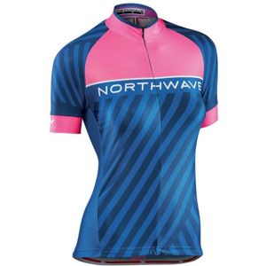 Northwave LOGO W 3 JERSEY růžová M - Cyklistický dres