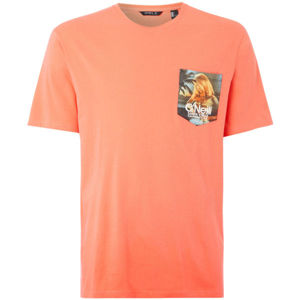 O'Neill LM PRINT T-SHIRT Pánské tričko, oranžová, velikost XS