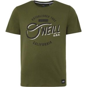 O'Neill LM MALAPAI CALI T-SHIRT tmavě zelená M - Pánské tričko