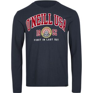 O'Neill STATE L/SLV T-SHIRT Pánské tričko s dlouhým rukávem, tmavě modrá, velikost L