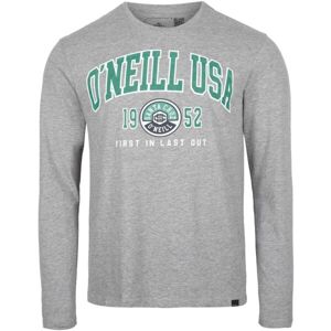 O'Neill STATE L/SLV T-SHIRT Pánské tričko s dlouhým rukávem, šedá, velikost L