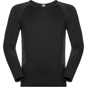 Odlo SUW MEN'S TOP L/S CREW NECK PERFORMANCE ESSENTIALS WARM černá L - Pánské funkční tričko