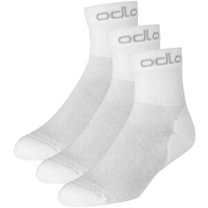 Odlo ACTIVE QUARTER 3-PACK Ponožky, bílá, velikost 42-44