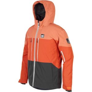 Picture OBJECT Pánská zimní bunda, oranžová, veľkosť XL