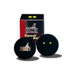 Pro Kennex SQ MÍČ ŽLUTÝ DVĚ TEČKY Squashový míč, Černá,Žlutá, velikost