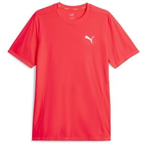 Puma RUN FAVORITE Pánské triko, červená, velikost XXL