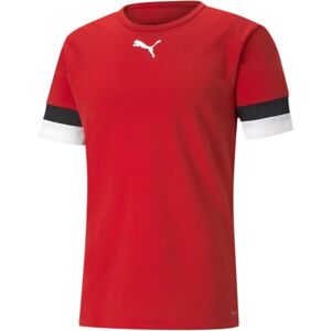 Puma TEAMRISE JERSEY Dětské fotbalové triko, zelená, veľkosť 164