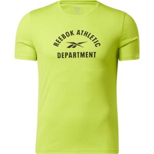 Reebok ID TRAIN GRAPHIC SS TEE Pánské tričko, žlutá, velikost S