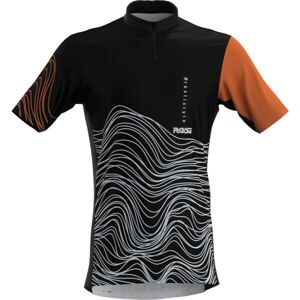 Rosti CURVE Pánský cyklistický dres, černá, veľkosť XXL