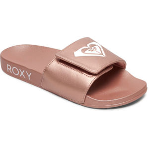 Roxy SLIPPY SLIDE III růžová 7 - Dámské pantofle