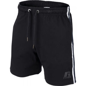 Russell Athletic R SIDE STRIPED SHORTS Pánské šortky, černá, velikost XXL