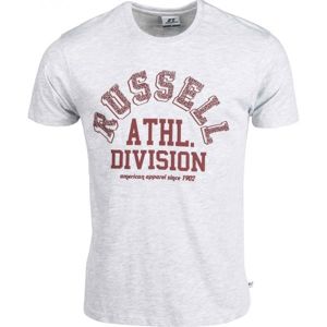 Russell Athletic ATHL.DIVISION S/S CREWNECK TEE SHIRT bílá S - Pánské tričko