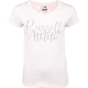 Russell Athletic CREWNECK T-SHIRT Dámské tričko, růžová, velikost