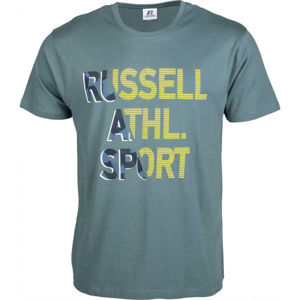 Russell Athletic RA SPORT S/S CREWNECK TEE SHIRT tmavě šedá XL - Pánské tričko