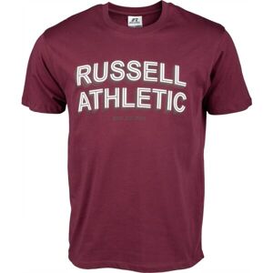 Russell Athletic SHADOW Pánské tričko, vínová, velikost XL
