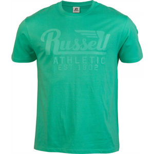 Russell Athletic WING S/S CREWNECK TEE SHIRT světle zelená M - Pánské tričko