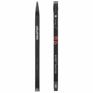 Salomon SET ESCAPE 6 SKIN PM PLK ACC Cl Běžecké klasické lyže s podporou stoupání, černá, velikost 201