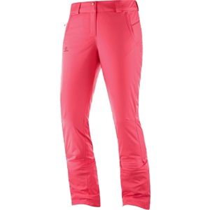 Salomon STORMSEASON Dámské lyžařské kalhoty, růžová, velikost M