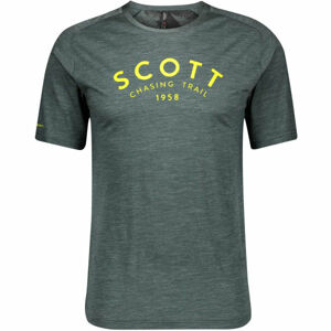 Scott TRAIL FLOW MERINO Cyklistické triko, tmavě šedá, velikost M