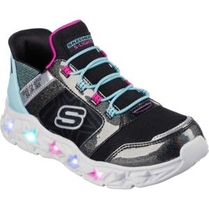 Skechers SLIP-INS: GALAXY LIGHTS Dívčí volnočasová obuv, černá, velikost 34