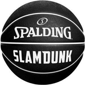 Spalding SLAM DUNK BLACK Basketbalový míč, černá, velikost 5