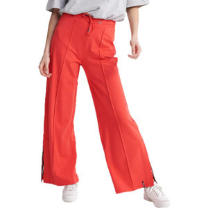 Superdry EDIT WIDE LEG JOGGER Dámské kalhoty, červená, velikost 10
