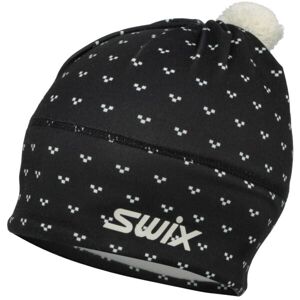 Swix TISTA Elegantní a hřejivá čepice, černá, veľkosť UNI