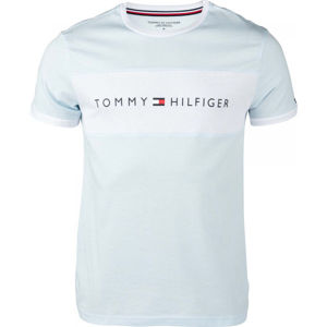 Tommy Hilfiger CN SS TEE LOGO FLAG  S - Pánské tričko