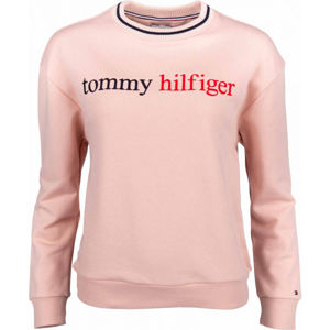 Tommy Hilfiger TRACK TOP LWK světle růžová L - Dámská mikina