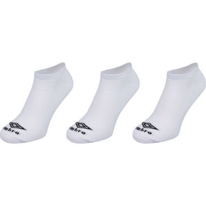 Umbro NO SHOW LINER SOCK - 3 PACK Ponožky, Bílá, velikost M