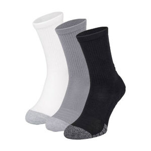 Under Armour HEATGEAR CREW Unisexové ponožky, bílá, velikost 36-42