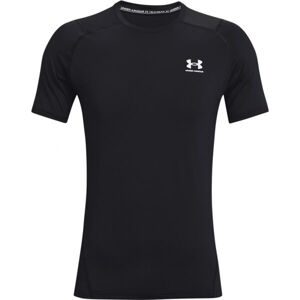 Under Armour HEATGEAR Pánské triko s krátkým rukávem, černá, veľkosť S