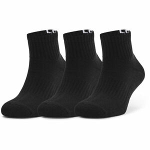 Under Armour CORE QTR 3PK Ponožky, černá, veľkosť 43-47