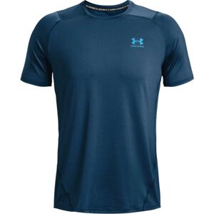 Under Armour HG ARMOUR FITTED Pánské triko s krátkým rukávem, tmavě modrá, veľkosť XL