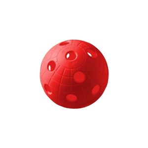 Unihoc BALL CRATER RED   - Florbalový míček