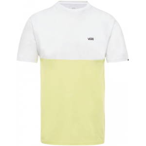 Vans COLORBLOCK TEE žlutá XL - Pánské triko