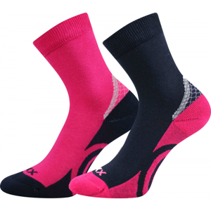 Voxx LOXIK 2P Dívčí ponožky, růžová, veľkosť 23-25