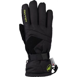 Willard EWEN Pánské lyžařské rukavice, Černá,Světle zelená, velikost M