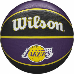 Wilson NBA TEAM TRIBUTE LAKERS Basketbalový míč, fialová, veľkosť 7